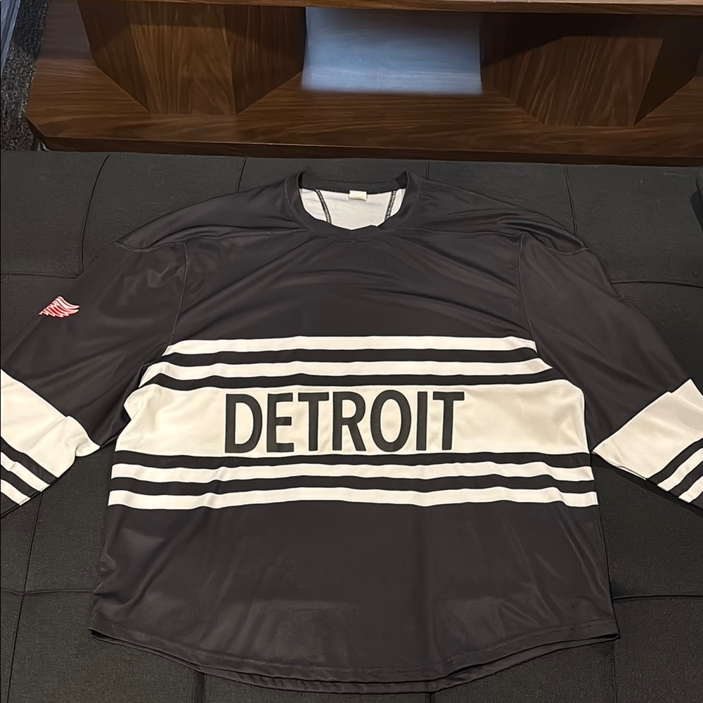Black and White Detroit Jersey